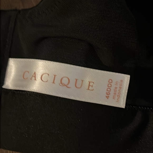 The Modern Cacique Collection Lightly Lined Balconette Bra 46DDD Black Underwire - Picture 11 of 11